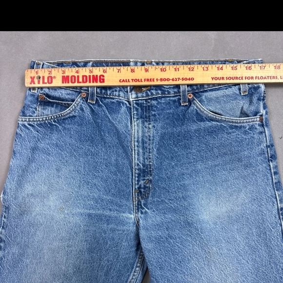 Vintage Orange Tab Levis 550 34x32 (Tag 36x34) - Picture 12 of 16